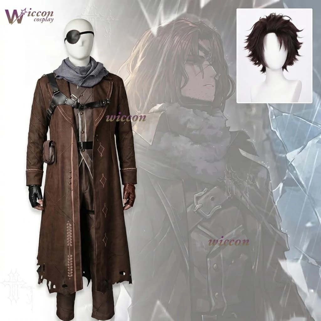YesOk Limbus Company Vox Cosplay Costume Anime Game Character Full Set Outfit The Wild Hunt Heathcliff Halloween Party Cosplay