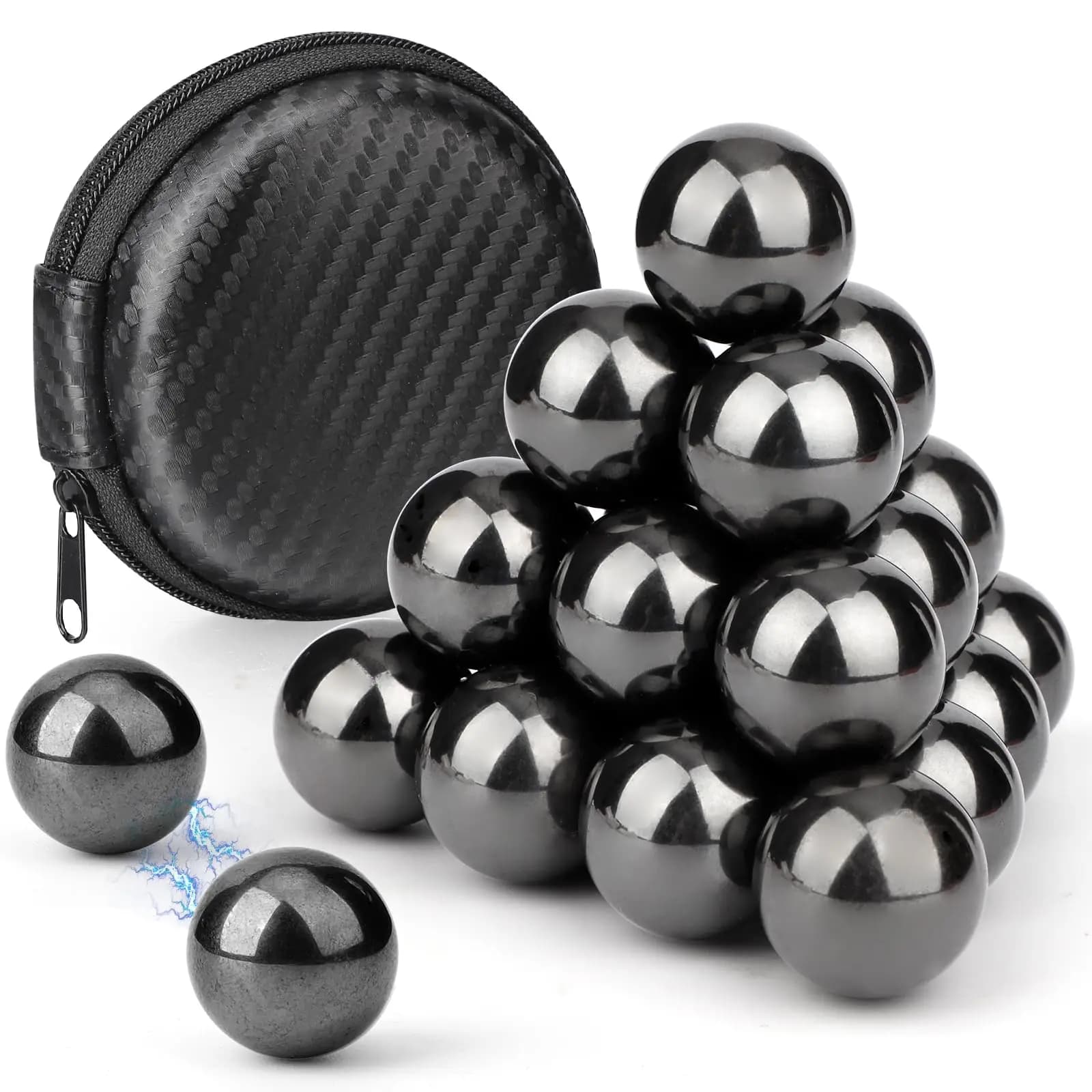 Giocattoli agitati Palla magnetica per adulti, gioco sensoriale Gadget da scrivania ADHD Anti-stress Fidgets Giocattoli magnetici per l'ansia Regalo per l'autismo