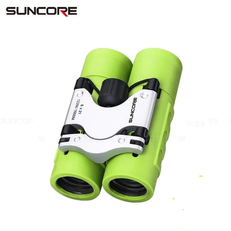 Binocolo per bambini 8 x21 portatile trasparente BAK4 visualizzazione esterna 3 colori