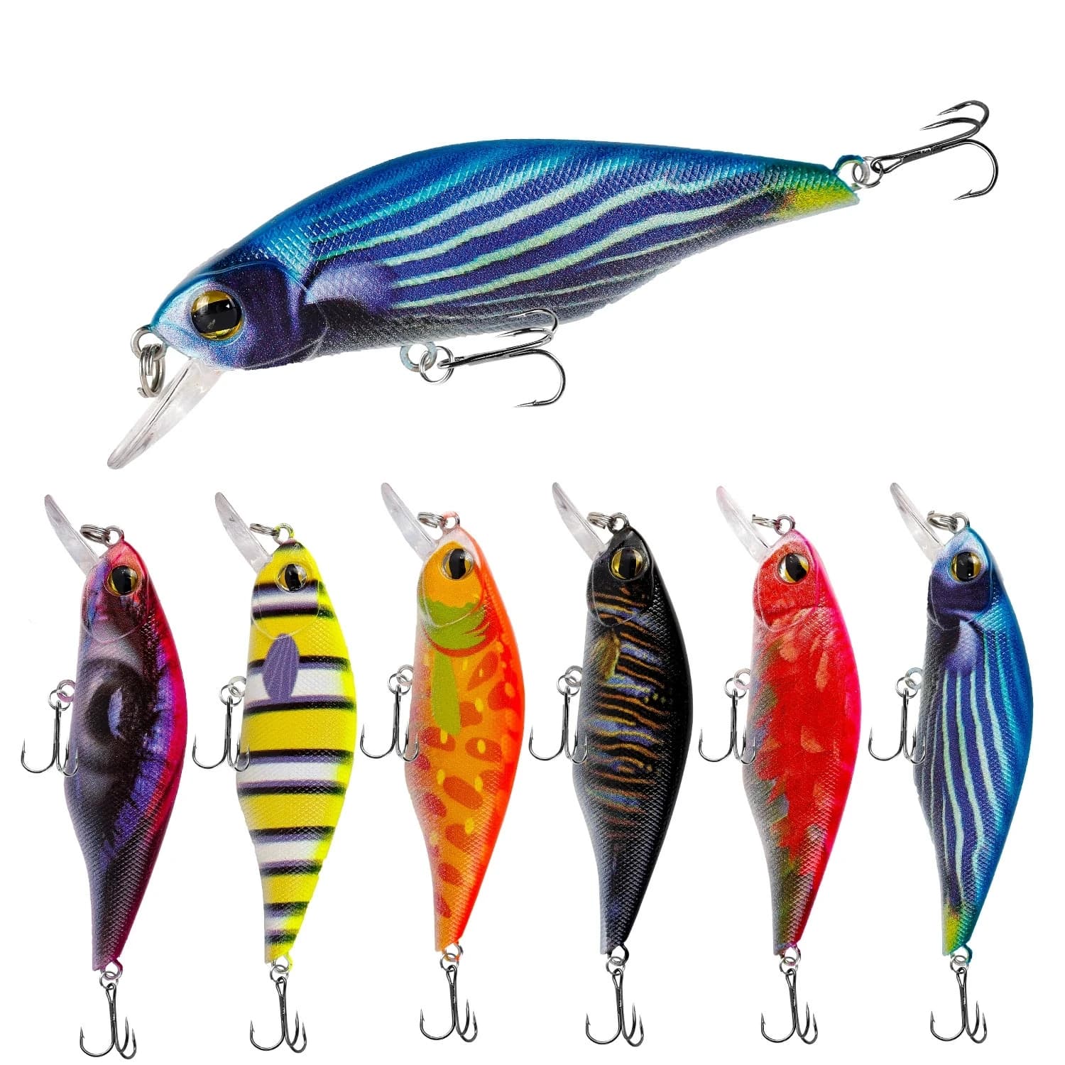 1 pezzo Luya Bait Floating Water Mino 9 cm/11 g Esca dura