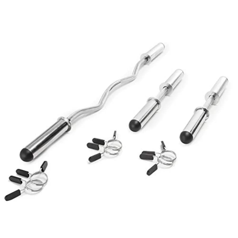 Set di maniglie per curl e manubri con chiusura a molla