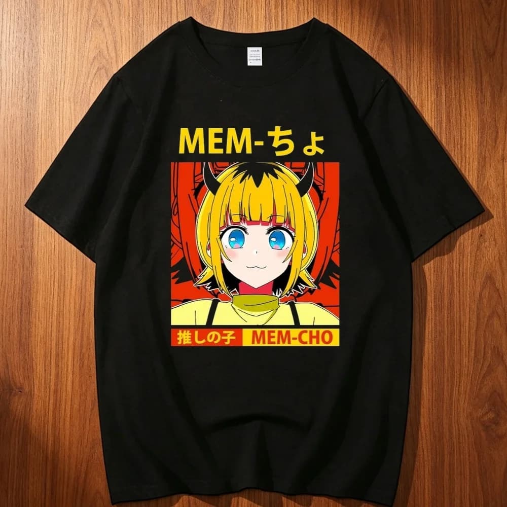 Oshi No Ko cotton tshirt teen Graphic Pop Culture harajuku Trendy t-shirt women Digital Y2k Classic Grunge aesthetic