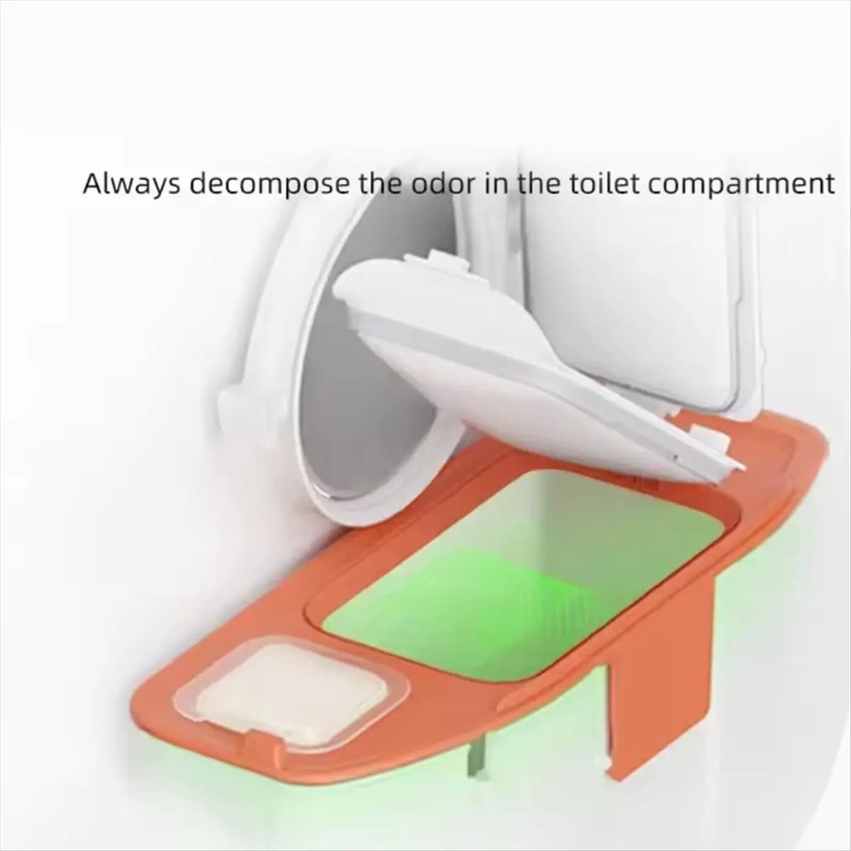 ABLG Odor Eliminator N50 for Max Self-Cleaning Cat Litter Box Cat Toilet Odor Control Air Cleaning
