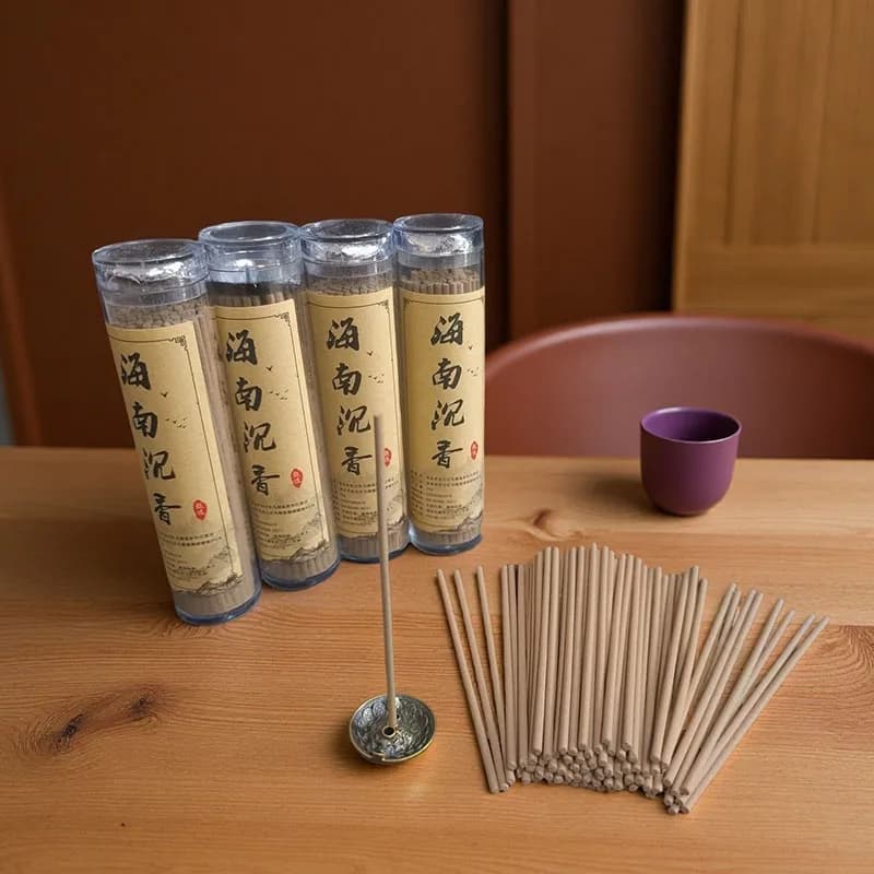 70 bastoncini/scatola 8,5 cm Bastoncini di incenso naturale HaiNan OUDH Profumi per incensi portatili domestici