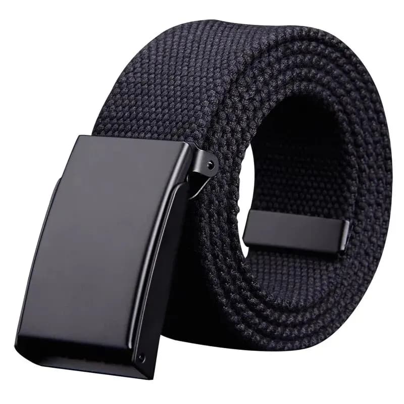 Cintura da uomo alla moda, nuova cintura unisex per pantaloni, cintura da donna in tela, cintura tattica traspirante per esterni, per jeans, cintura regolabile in vita