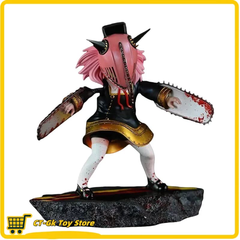 17.5cm Anime spyonix family Anya Forger Cos Chainsaw Man Action Figure Collection Ornament Gifts Pvc Model Toys Desktop decora