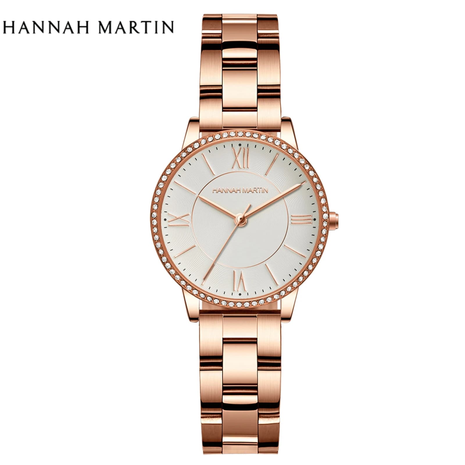 Famoso orologio da donna di marca designer britannico movimento giapponese originale orologio da polso da donna in pelle con strass di lusso Reloj Mujer