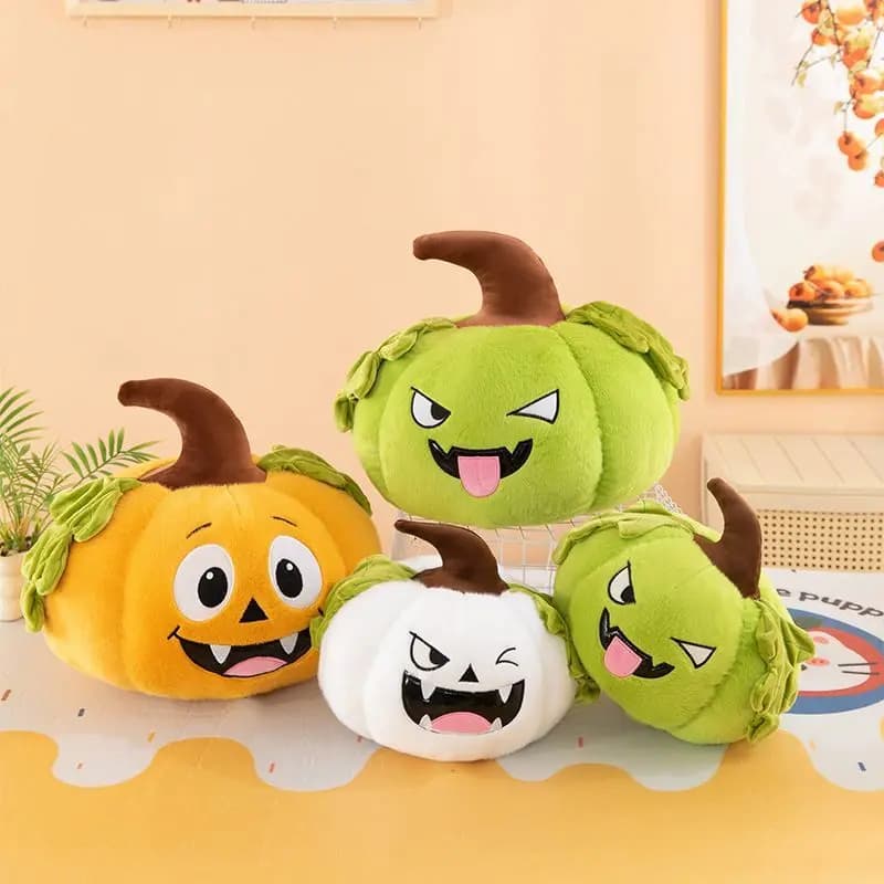 Funny Halloween Pumpkin Zombie Plush Cushion Pillow Set Pumpkin Family Sofa Bed Decoration Gift for Party
