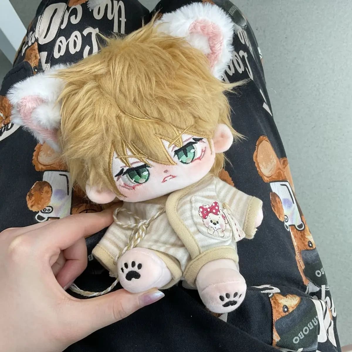 Anime Kaichou wa Cameriera-sama! Usui Takumi 20CM Corpo bambola in cotone Peluche Cosplay Dress Up Vestiti per bambole Peluche Regalo di compleanno