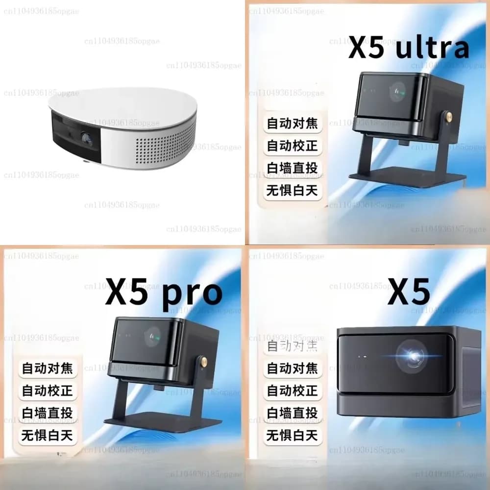 X5 Projector Home 4K High 3D Wireless Screen Convenient Intelligent X5Spro Ultra High Definition Highlight Used