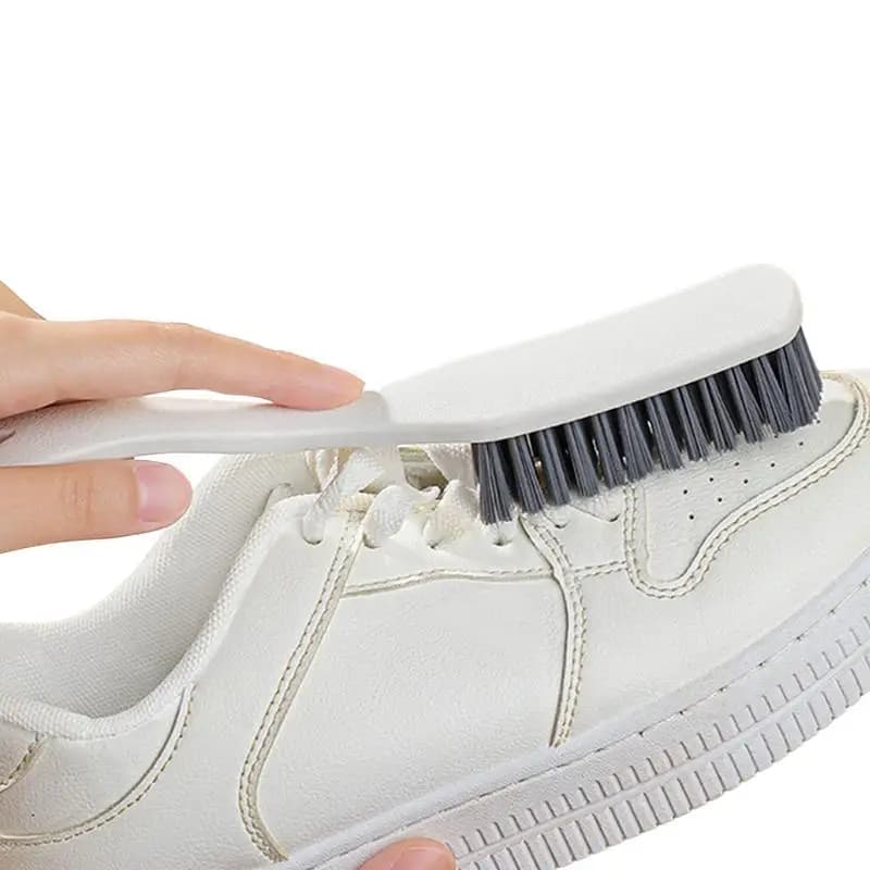 Spazzola per scarpe Spazzola per la pulizia delle scarpe da ginnastica efficace Spazzola per scarpe morbida multifunzionale con manico lungo Scrubber portatile per stivali domestici