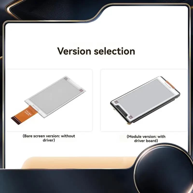 E-Paper electronic module 2,15 inch 296×160 Pixel Communication SPI HAT + Standard for Raspberry Pi E-Ink Naked screen