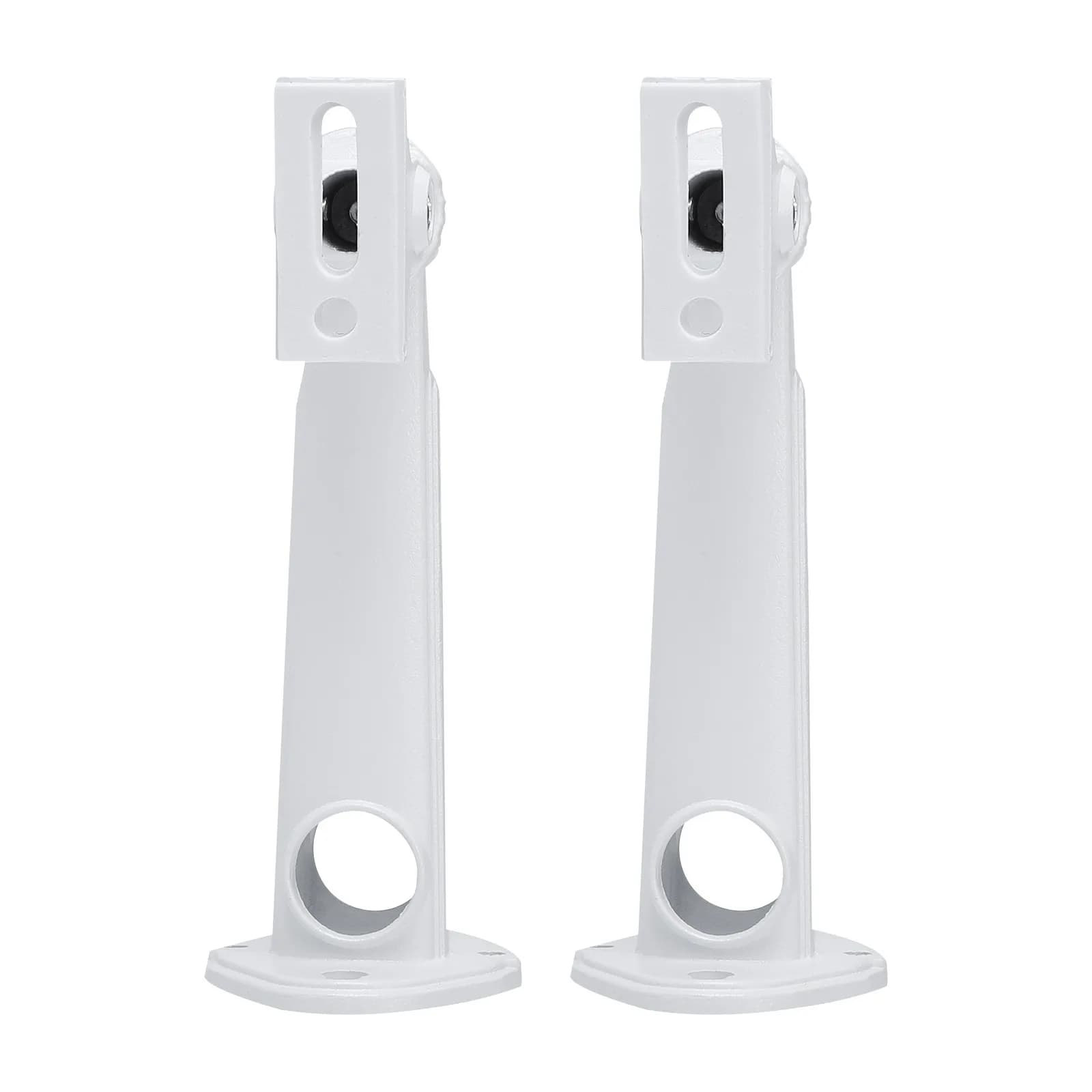 2Pcs Aluminum Alloy Security Camera Mount Bracket Wall Mounted Ceiling Compatible Swivel Ball Adjustable Indoor Outdoor Cctv