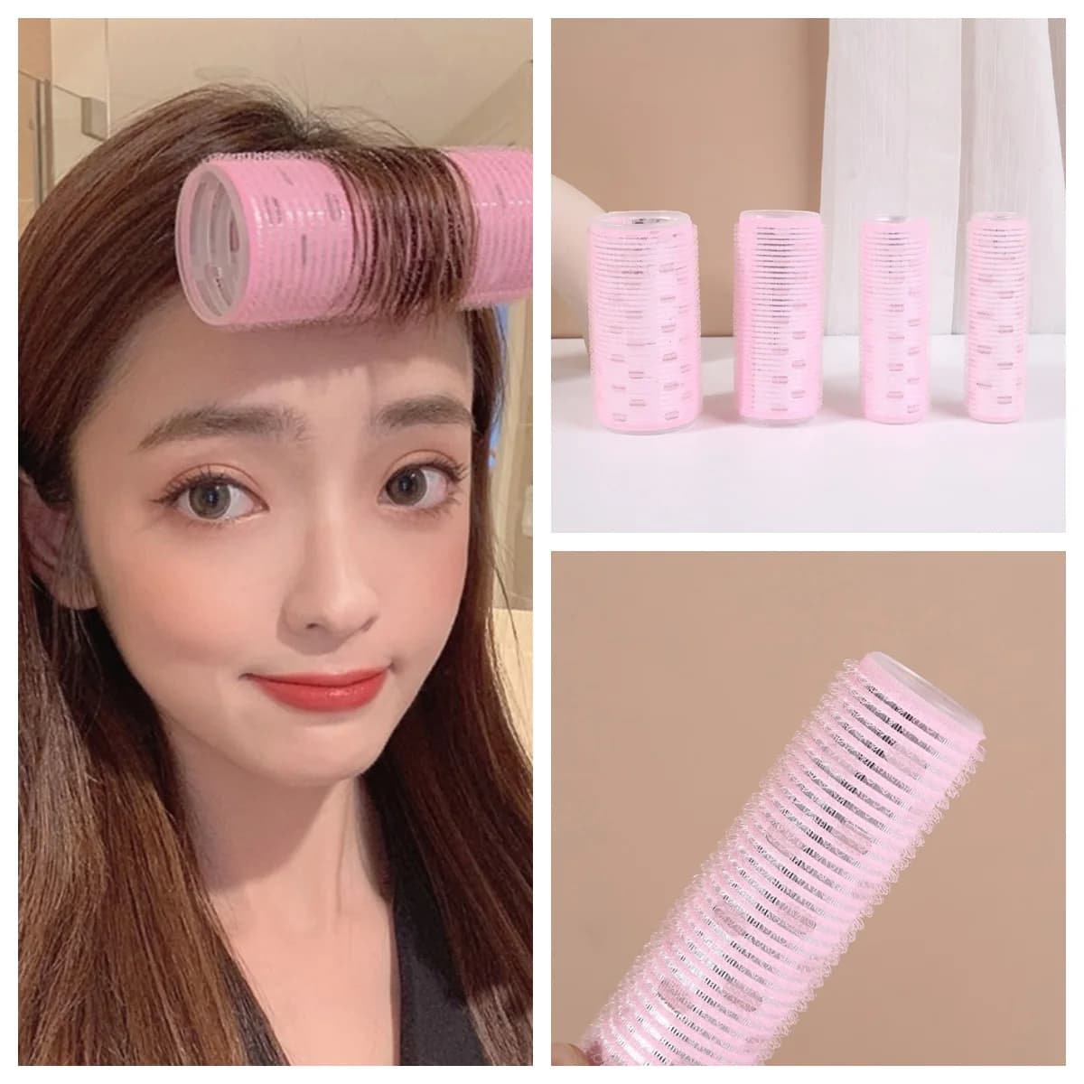 Frangia iron curlers DIY hair curlers tool for hairdressers auto handle hair roll magic plastic girl tool for beauty styling