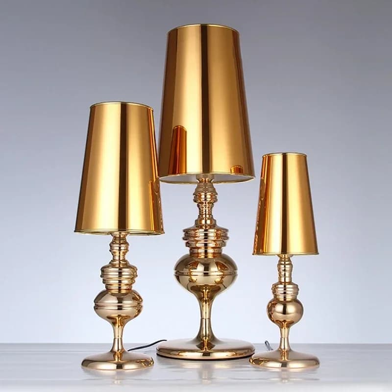 Lampade da Tavolo Moderne, Illuminazione per Camera da Letto, Comodino, Scrivania, Lampade da Terra, Decorazione Dorata, Luminaria di Design per la Casa