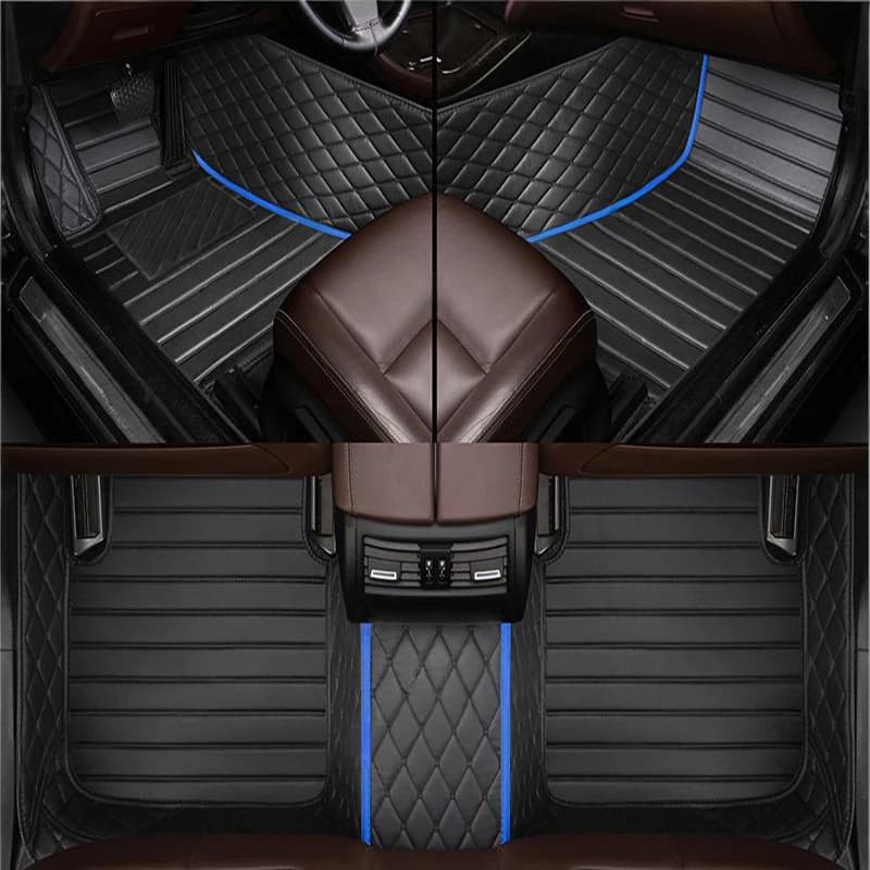 Set di 3 Tappetini Auto su Misura per BMW Serie 6 E64 Cabrio 2003-2010 E63 F06 2011-2018, Accessori Auto