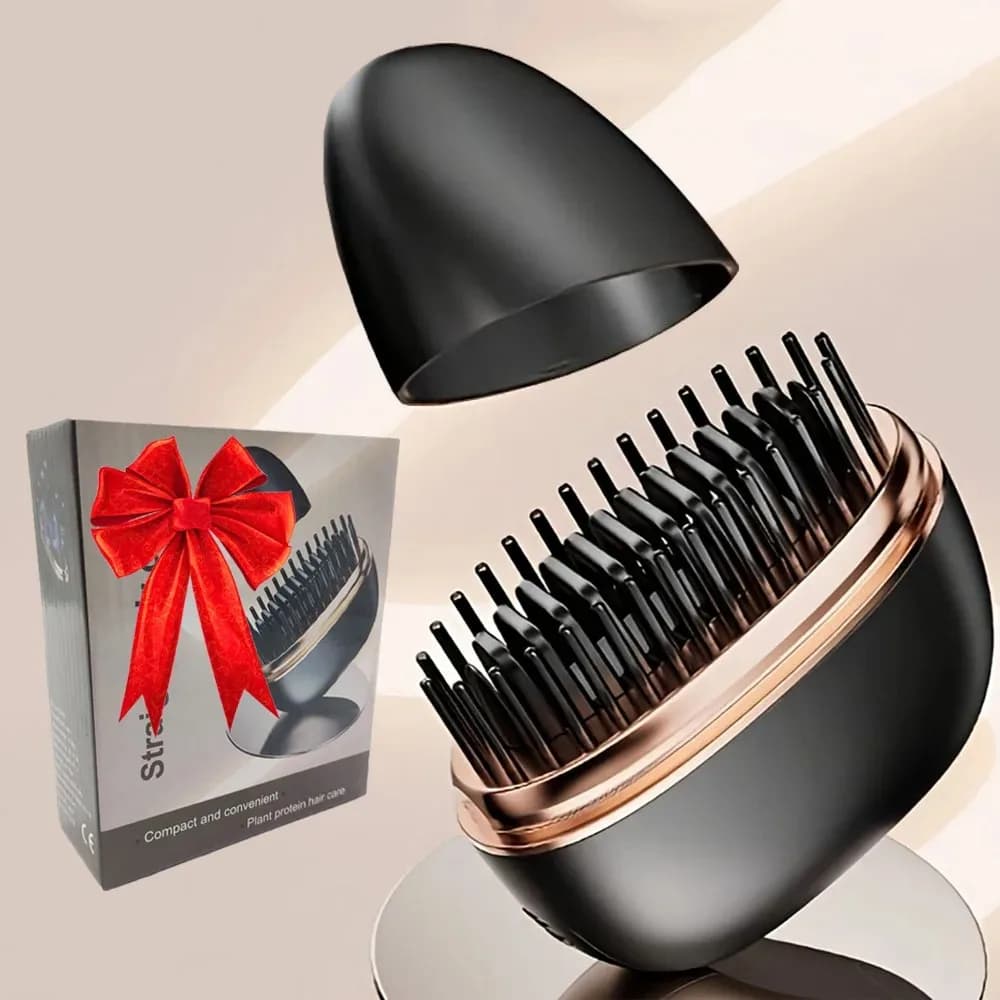 Mini Rechargeable Led Brush: 3 Speed Temperature Control, Anti-Scooking, Lightweight and Portable for Travel