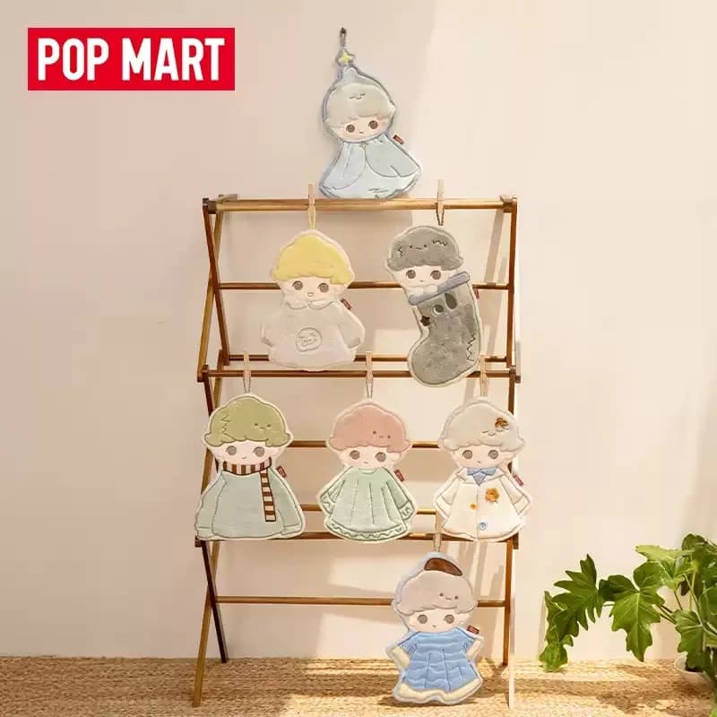 POPMART DIMOO The Missing Day Series Hand Towel Blind Box Guess Bag Mystery Box Toys Doll Cute Anime Figure Desktop Ornaments