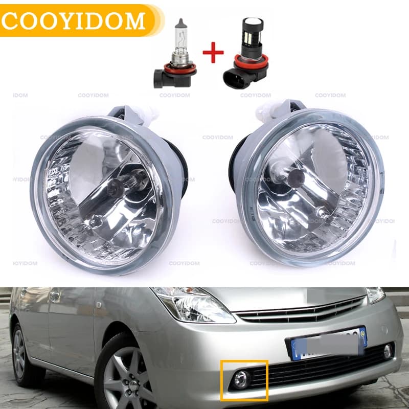 Paraurti anteriore per auto fendinebbia per auto fendinebbia per Toyota Prius 2004-2009 per Highlander Echo MR2 Spyder Scion xA fari fendinebbia