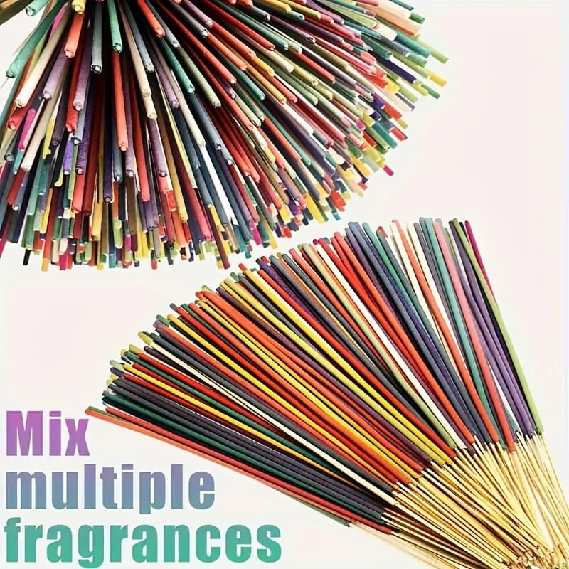 Bastoncini d'Incenso all'Ingrosso - Fragranza Naturale per Casa, Yoga, Campeggio, Vacanze - Perfetti Come Regali e Decorazioni