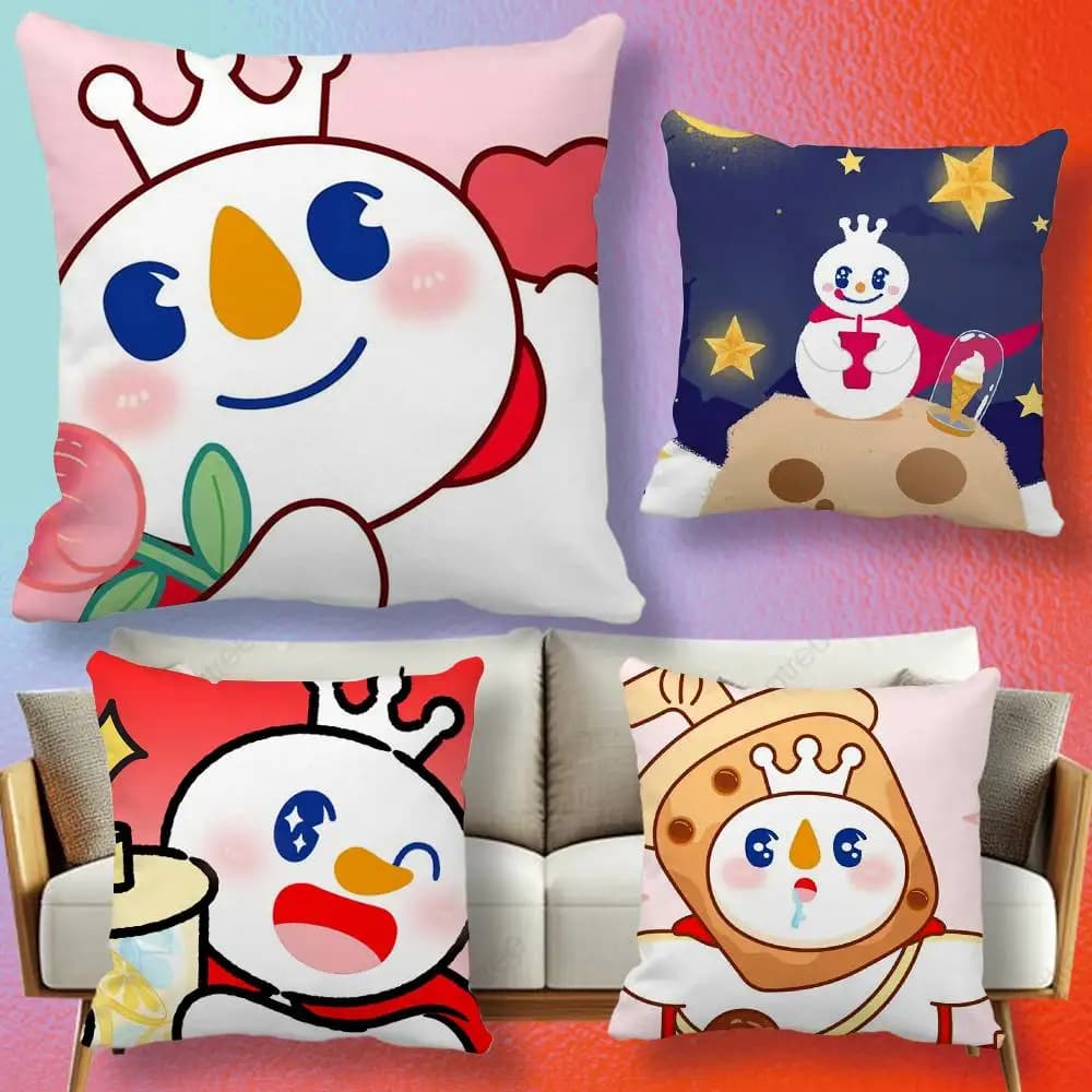 Mixue Bingcheng-g Pillow cover Soft Microfiber Pillowcase Home Sofa Decor Surprise Decorative printed.