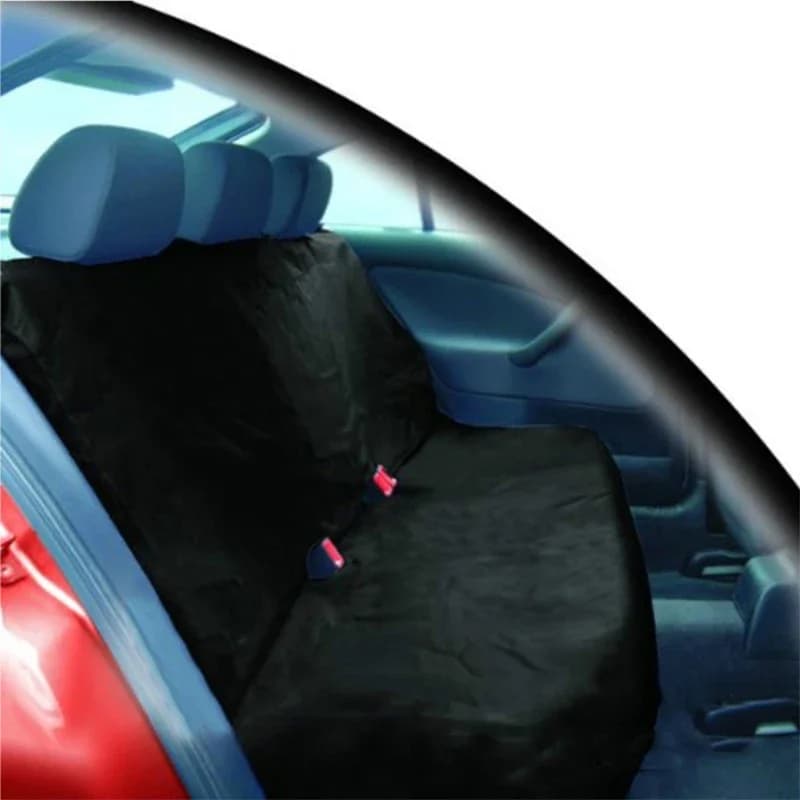 Universal Black Car Seat Cover Front And Rear Polyester Waterproof Anti-Fouling Protective Interior Supplies