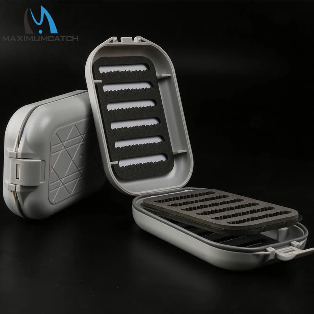 Fly fishing box Maximumcatch CP 131 * 90 * 37 Waterproof transparent oscillating point equipment box to store logs and edges