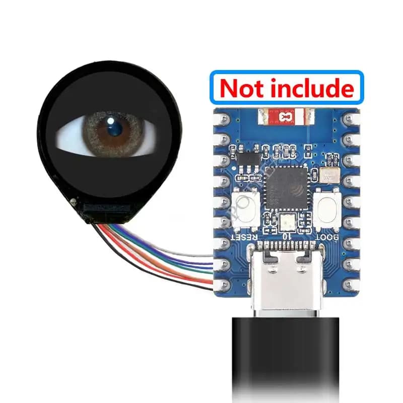 ws Electronic EYE round 0.71 inch LCD screen for Arduino Raspberry Pi ESP32 Pico STM32