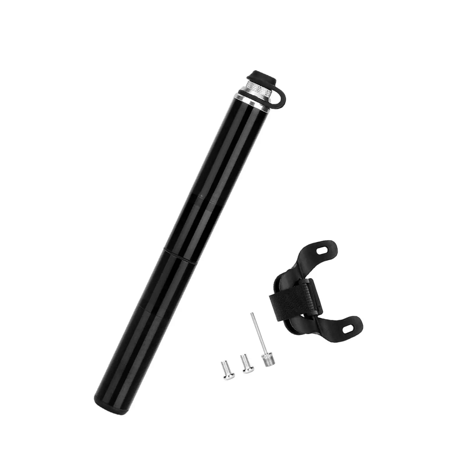 Portable Bike Tire Pump Accessories Max 160PSI Tire Pump Tire Inflator Bicycle Hand Pump for Cycling Balloon Basketball Football