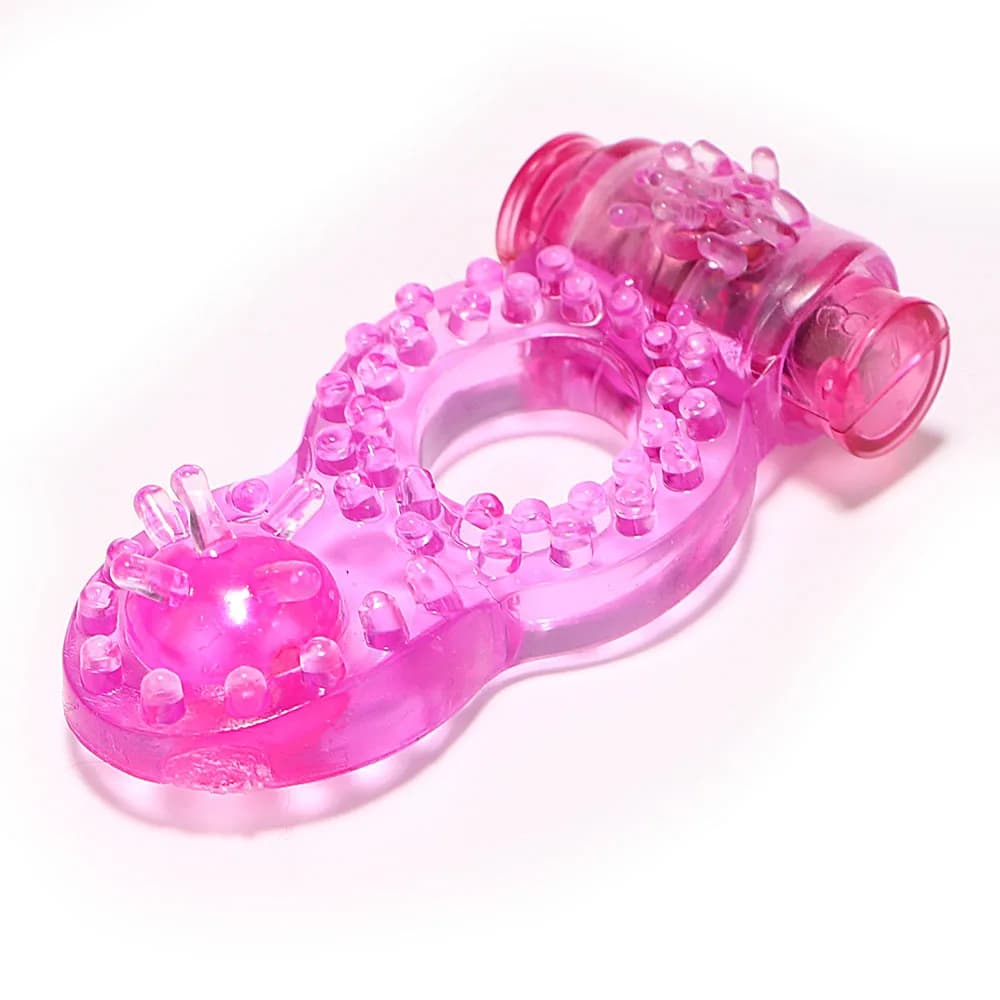 Crystal Butterfly Vibrating Rings Cock Ring Vibrator Strong Penis Erect Penis Rings Enhance Sex Ability Product Sex Toys For Men