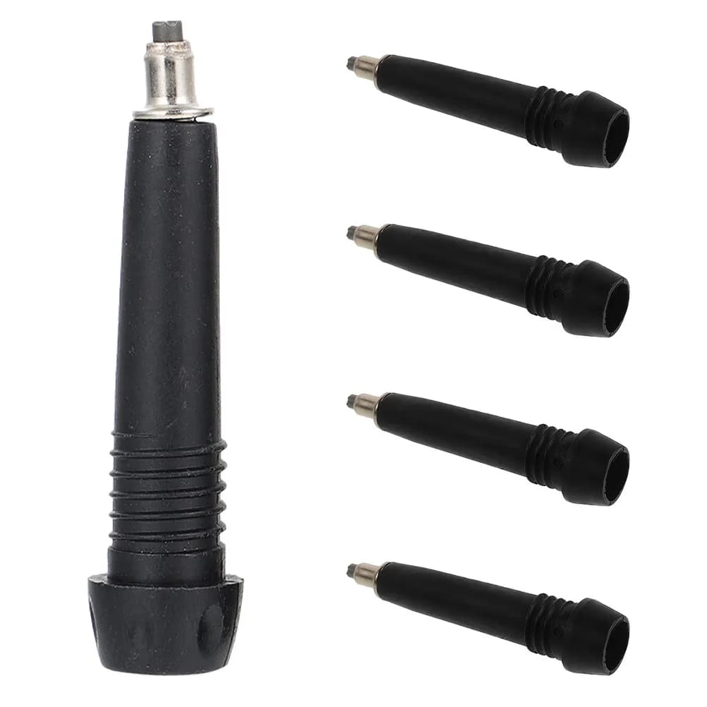 5Pcs Universal Tungsten Steel Hiking Pole Replacement Tips Enhanced Grip DIY for Trekking Poles Walking Sticks Ski Accessories