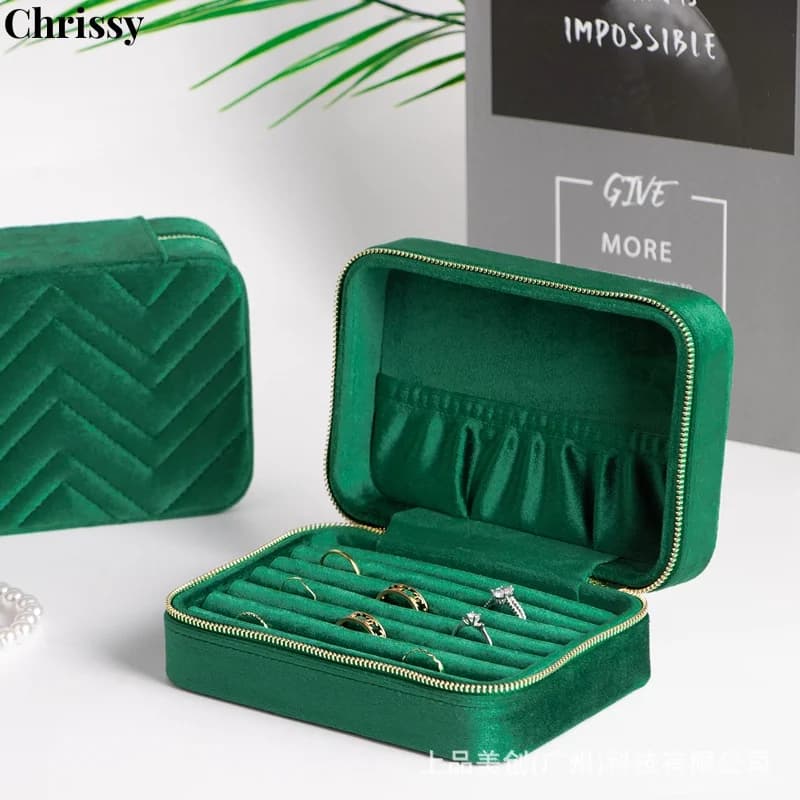 Ring Container Velvet Box for Ear Studs Ring Earrings Jewelry Box Organizer Packaging for Small Businesses