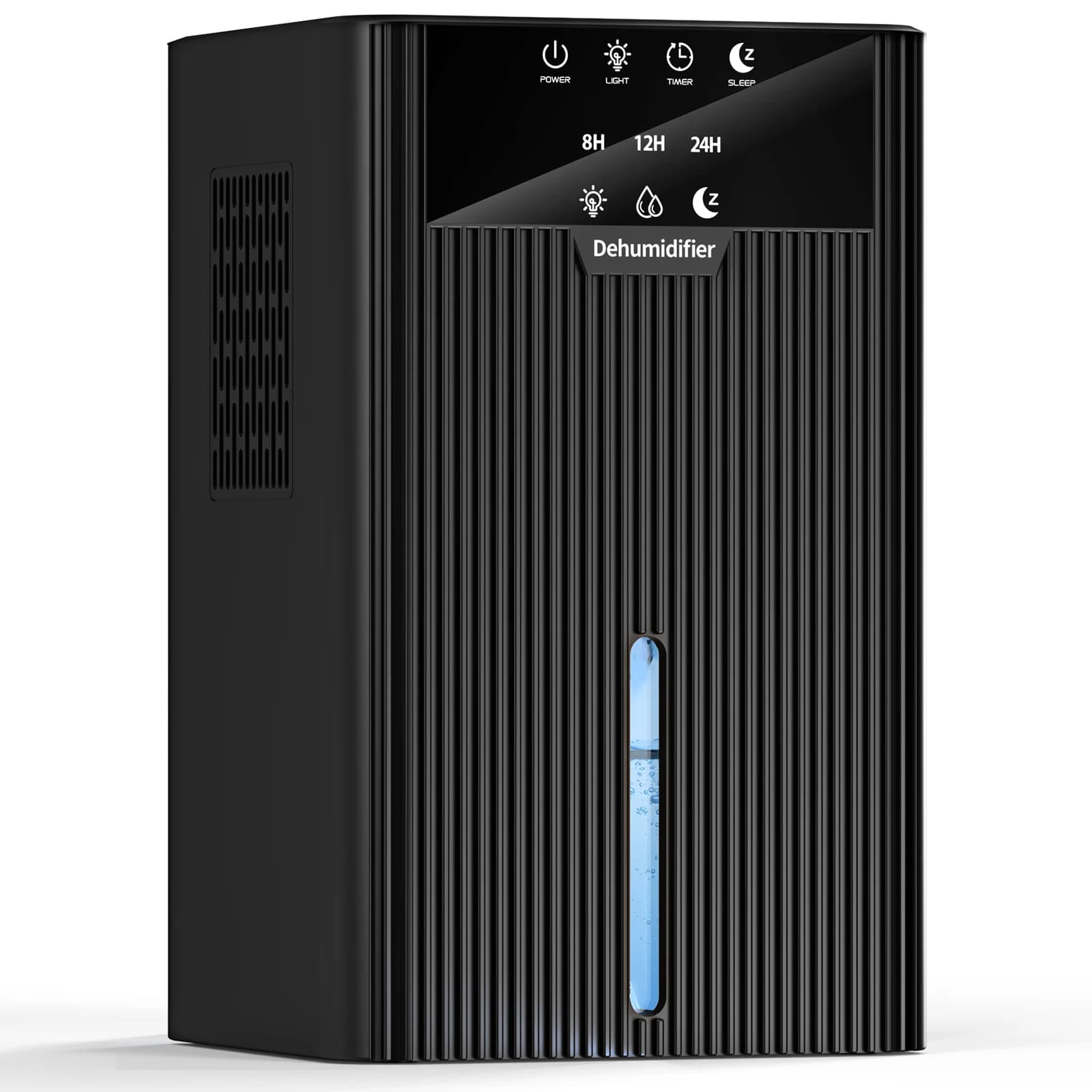 Deumidificatore B30 a Basso Rumore 32-38dB, Tecnologia a Condensazione a Semiconduttore, Portatile con Timer, per Casa e Bagno, Grande con Luce LED