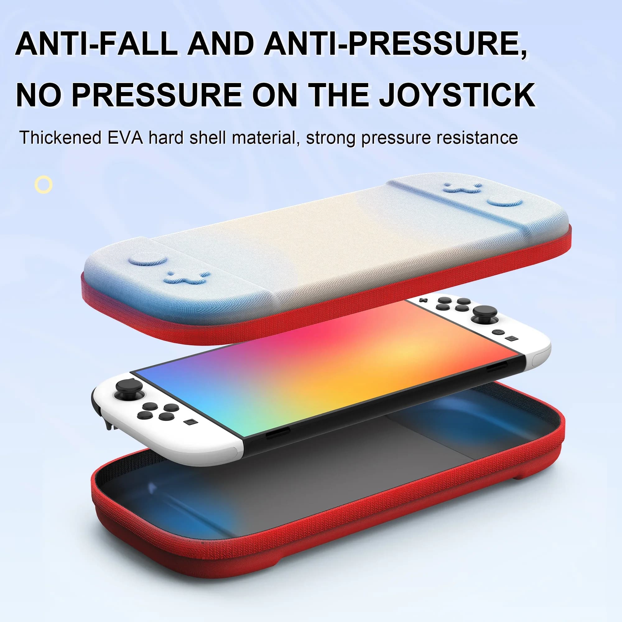 Nintendo Switch 2 Scatola portaoggetti in EVA Custodia protettiva antigraffio Borsa portaoggetti portatile impermeabile SWITCH 2 Accessori
