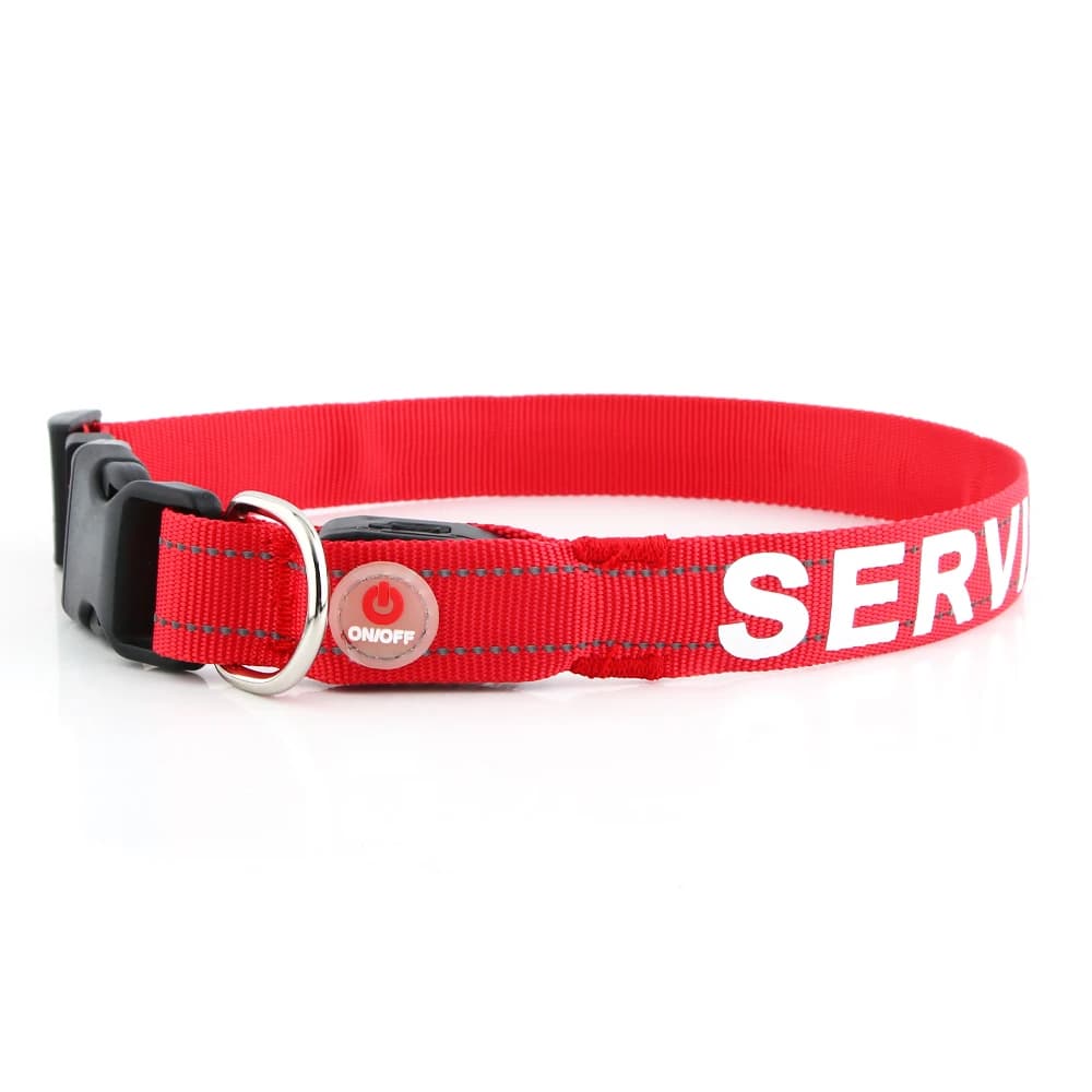 USB Rechargeable LED Flashing Dog Collar, Anti-lost Design
