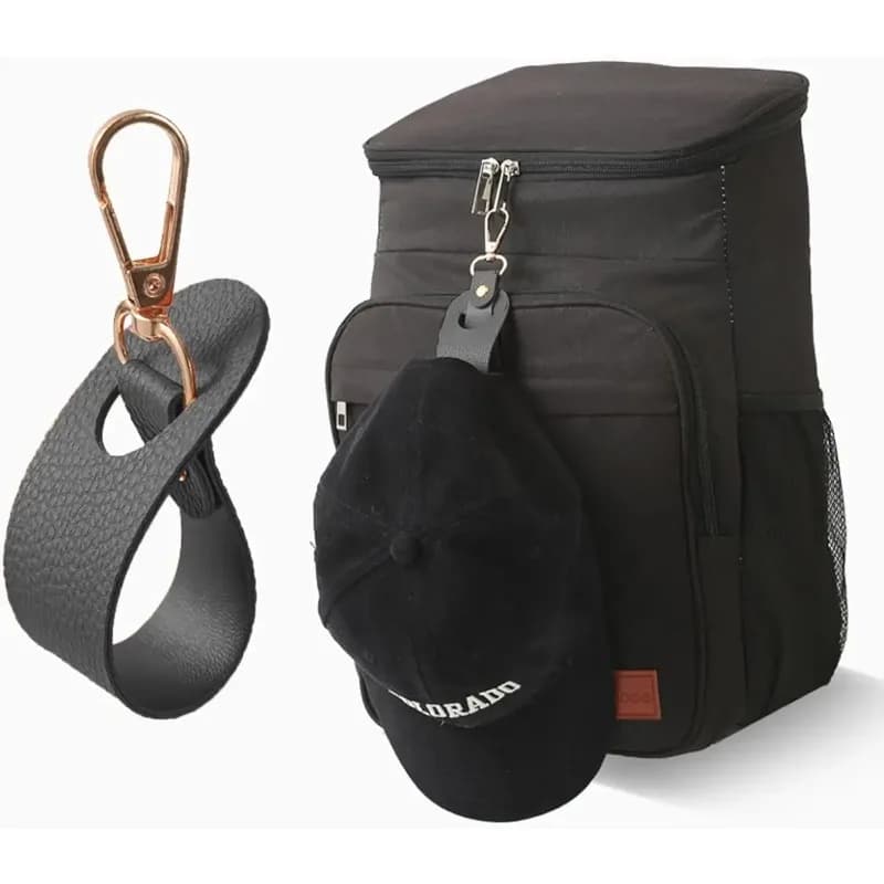 Clip per Cappello da Viaggio in Pelle, Semplice Clip per Cappello da Golf e Baseball, Cinghia Estiva per Cappello, Clip per Asciugamano, Guanto, Portafoglio, Fibbia, Clip a Mani Libere