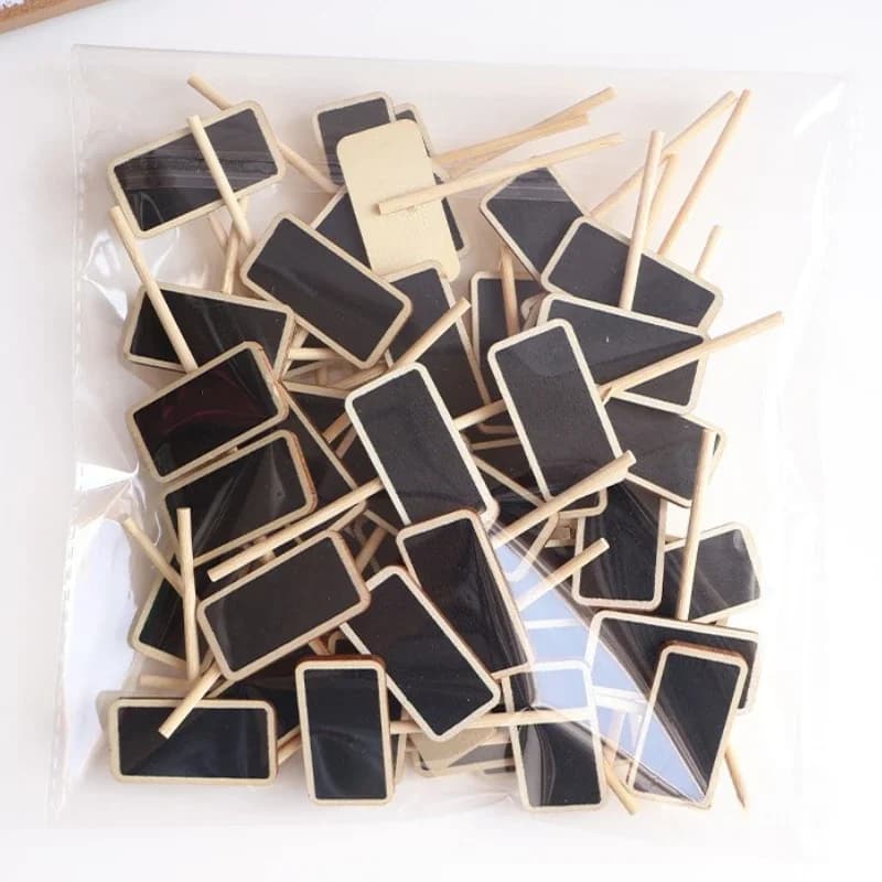10 pezzi display cartellino del prezzo Mini piccola lavagna in legno clip inserto segno Clip per note adesive mini clip per foto piccola lavagna