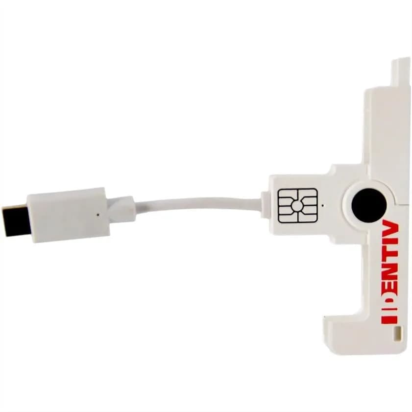 Lettore di Smart Card USB Type C, SCR3500C Smartfold, Compatto e Portatile per Carte ID1