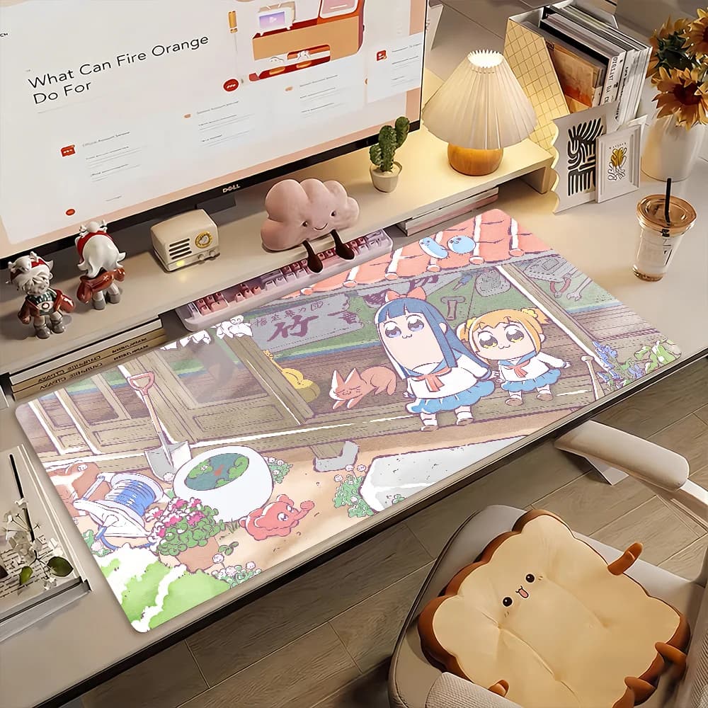 Tappetino per mouse Anime P-Pop Team E-EpicS, tappetino per computer antiscivolo in gomma, tappetino per computer, decorazione, tappetino da scrivania, laptop, ufficio, grande