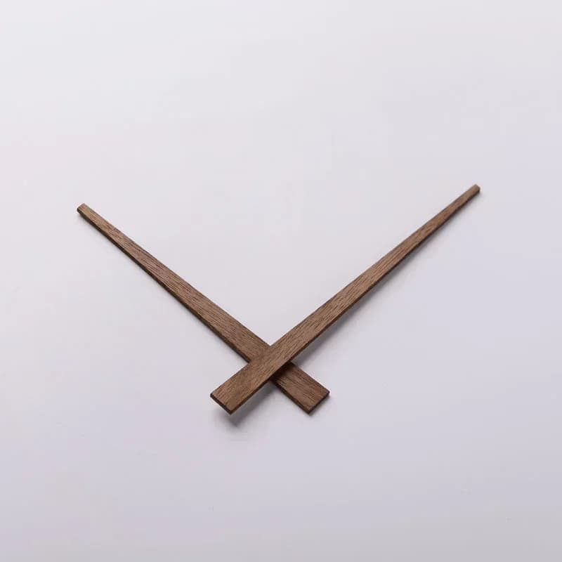 DIY Wall Clock Needle Pointer Accessories Walnut Wood 12/14-Inch Creative Hands for Watches High Quality Wall Clock Hands Parts