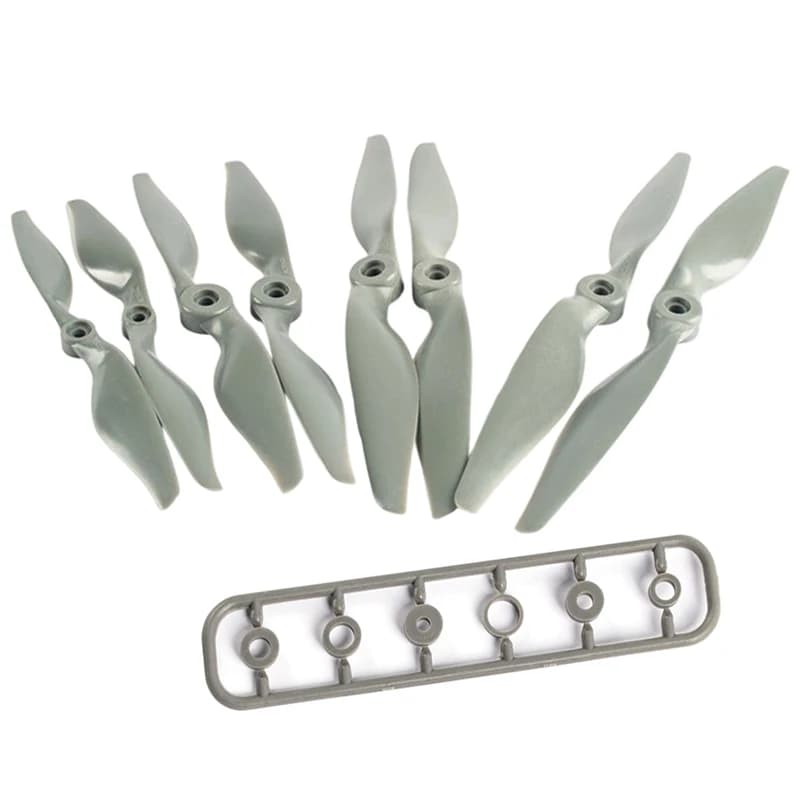 Eliche universali a trasmissione diretta 7x5, 8x6, 9x6, 10x7 pollici CW CCW - Adatte per droni RC, aeroplani, alianti in nylon grigio