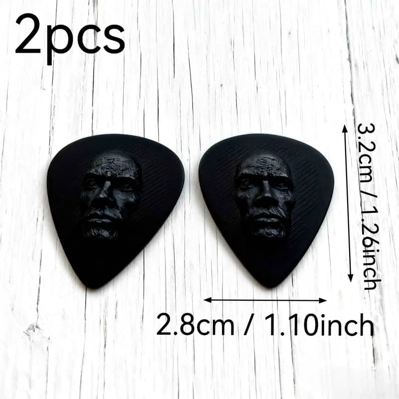 Plettro per Chitarra con Faccia Divertente, Plectrum Unico e Originale per Chitarristi e Amanti della Musica