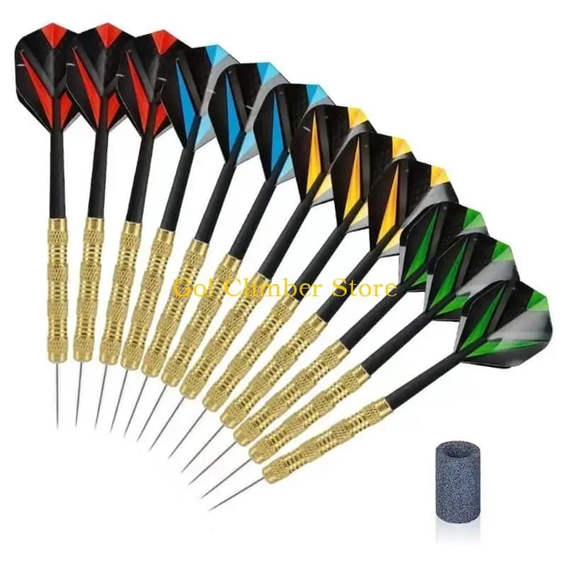 Q84C Freccette con punta in metallo con asta in plastica Freccette con punta in acciaio, non facili da rompere e piegare