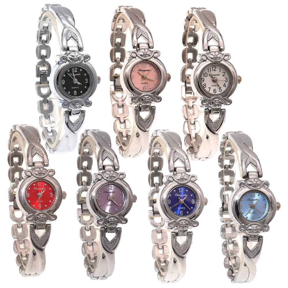 Orologi da polso impermeabili con cinturino sottile per ragazze giovani, orologio in oro da donna, orologio da donna di lusso con ciondolo e bracciale.
