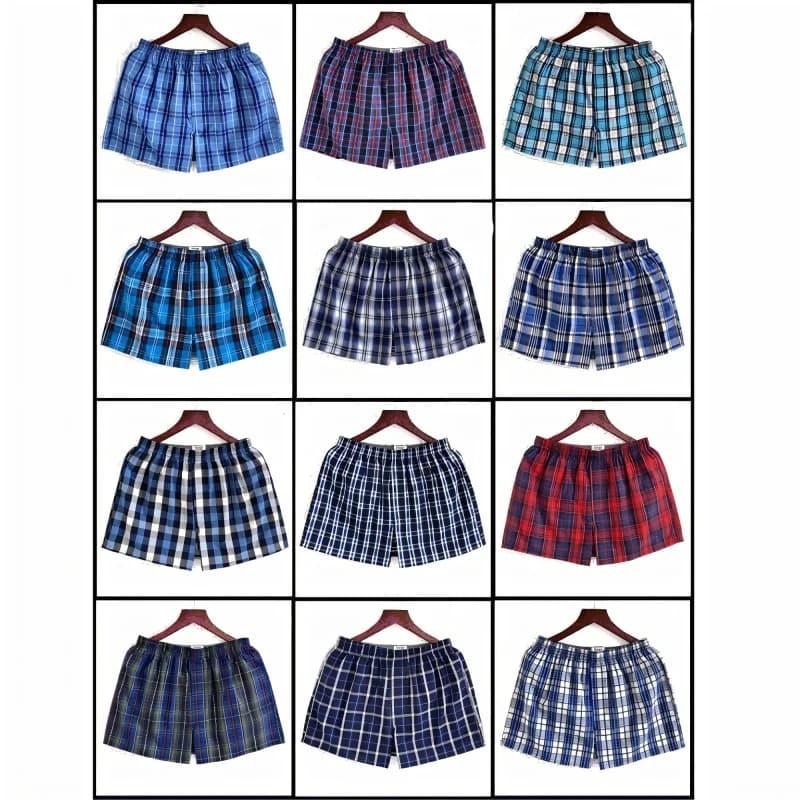6/10PCS Boxer da uomo Pantaloncini di grandi dimensioni Pantaloni Aro da uomo Pigiama Dormire Freccia Pantaloni Pantaloncini di cotone morbido Biancheria intima di moda estiva