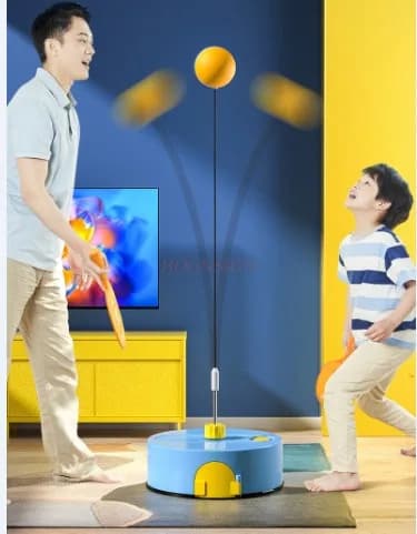 Allenatore di ping pong Artefatto per autoallenamento domestico per bambini Pratica indoor Soldato Combattimento con la palla Allenatore per la visione