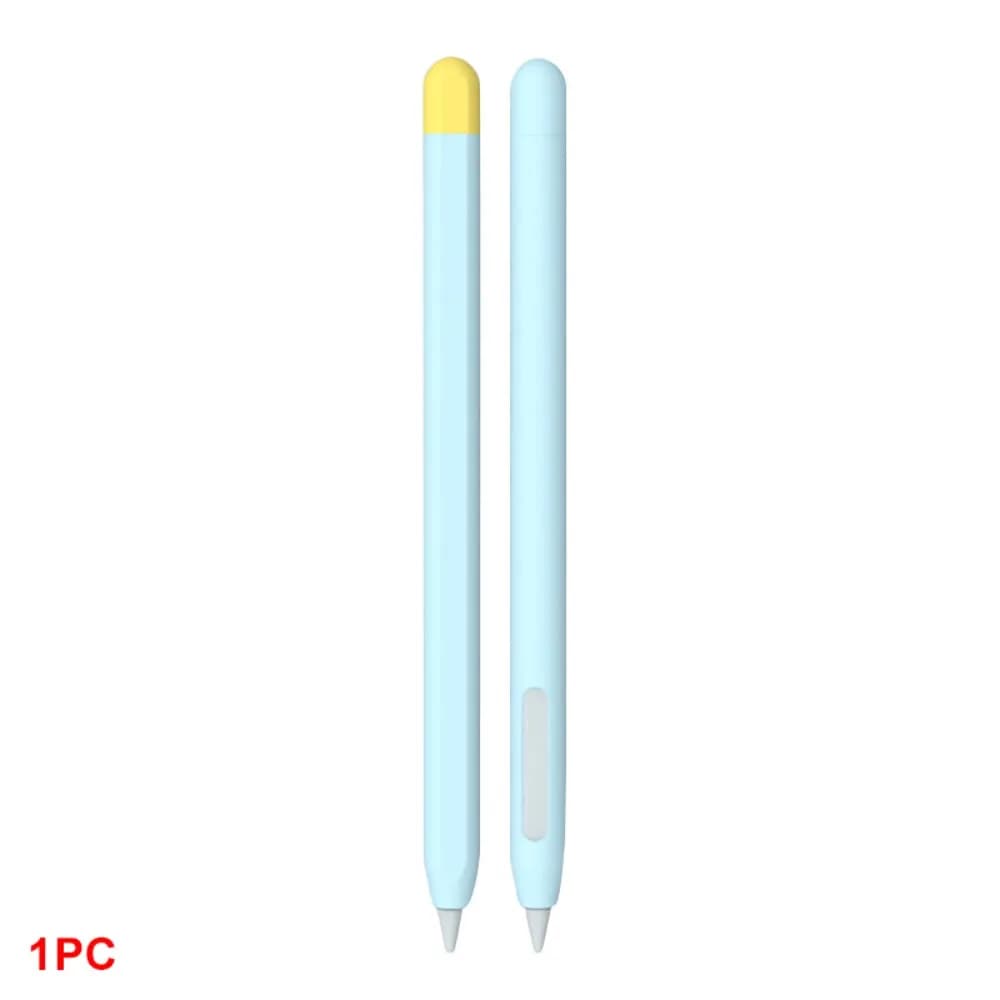Silicone Tablet Pencil Case Shockproof Anti Slip Touch Screen Pen Cover Ergonomic Colorful Stylus Sleeve for Apple Pencil Pro/2