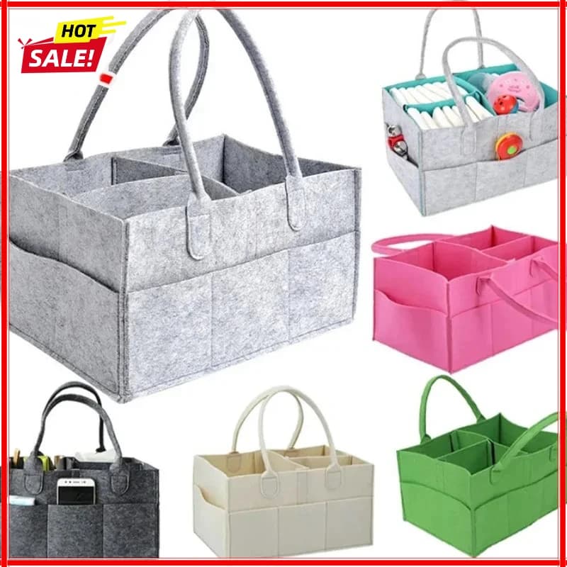 Borsa organizer portatile per pannolini, fasciatoio e accessori per auto e cameretta, scatola portaoggetti per pannolini, borsa fasciatoio per neonati
