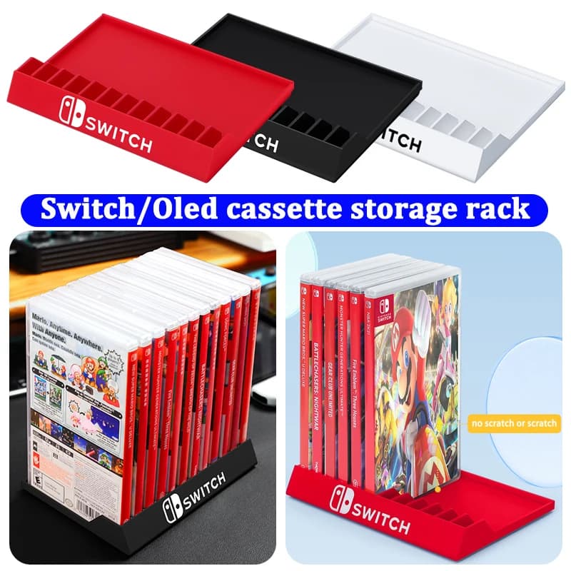Support for table card box for Nintendo switch oled Storage Rack for cassettes Storage bracket for NS accessories