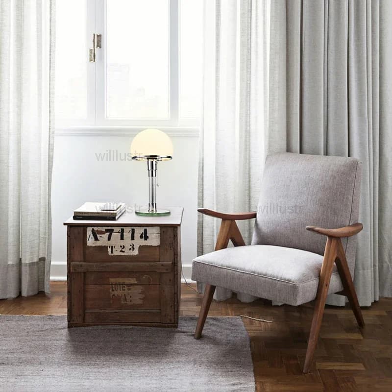 WG24 Lampada da tavolo Bauhaus Wilhelm Wagenfeld design moderno scrivania Bauhaus Lampada da lettura in vetro illuminazione classica studio camera da letto